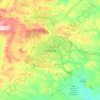 Carte topographique Gaziantep, altitude, relief
