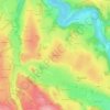 Carte topographique Strobels, altitude, relief