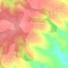 Carte topographique Старатель, altitude, relief