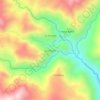 Carte topographique Ajus Pucara, altitude, relief