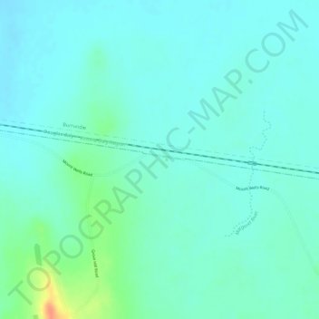 Carte topographique Grove Hill, altitude, relief