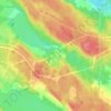 Carte topographique Зелёный Холм, altitude, relief