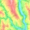 Carte topographique Highley, altitude, relief