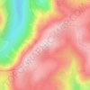 Carte topographique Leabaidh an Daimh Bhuidhe, altitude, relief