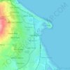 Carte topographique Hartlepool, altitude, relief
