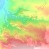 Carte topographique Долина Очарования, altitude, relief