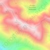 Carte topographique Wonder Mountain, altitude, relief
