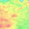 Carte topographique Crossrig, altitude, relief