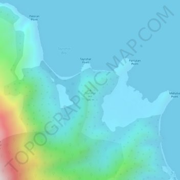 Carte topographique Tayrohat Hill, altitude, relief