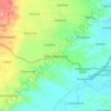 Carte topographique Warunggunung, altitude, relief