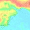 Carte topographique Ceará-Mirim, altitude, relief