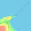 Carte topographique Cap Falcon, altitude, relief