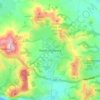 Carte topographique North Chideock, altitude, relief