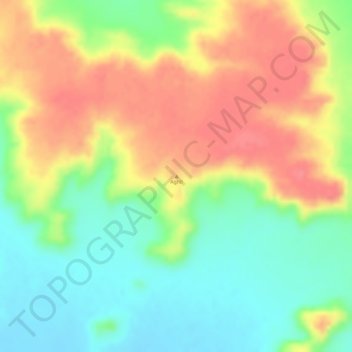 Carte topographique Aghil, altitude, relief