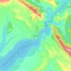 Carte topographique Basohli, altitude, relief