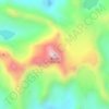 Carte topographique 那玛日, altitude, relief