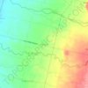 Carte topographique Alegria, altitude, relief
