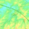 Carte topographique Tourinnes-Saint-Lambert, altitude, relief