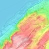 Carte topographique Les Carrons, altitude, relief