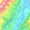 Carte topographique Les Sciernes-d'Albeuve, altitude, relief