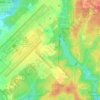 Carte topographique Research Triangle, altitude, relief