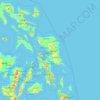 Carte topographique Samar, altitude, relief