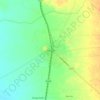 Carte topographique Dasuya, altitude, relief