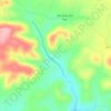Carte topographique Los Alcornocales, altitude, relief
