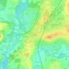 Carte topographique La Rabine, altitude, relief