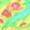 Carte topographique Lossy, altitude, relief