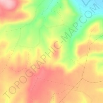 Carte topographique La Jarosa, altitude, relief