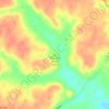Carte topographique Buzzard Roost, altitude, relief