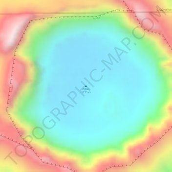 Carte topographique Adwa, altitude, relief