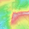 Carte topographique Secёda - Monte Seceda, altitude, relief