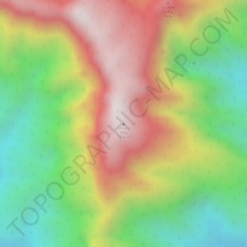 Carte topographique Mount Silay, altitude, relief