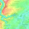 Carte topographique Bradford on Avon, altitude, relief