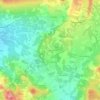 Carte topographique Les Reys, altitude, relief