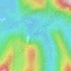 Carte topographique Coast Mountains, altitude, relief