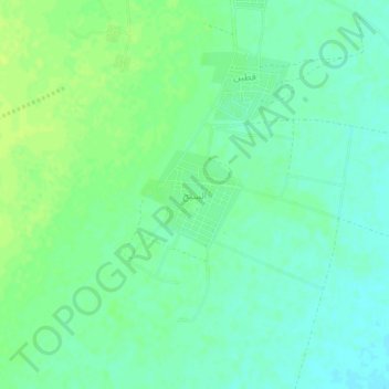 Carte topographique As Sayh, altitude, relief