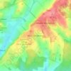 Carte topographique West Winterslow, altitude, relief