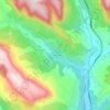 Carte topographique Les Condamines, altitude, relief