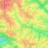 Carte topographique Woodbriar, altitude, relief