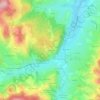 Carte topographique La Gotale, altitude, relief