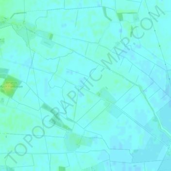 Carte topographique Wilfholme, altitude, relief