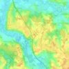 Carte topographique Les Ruachons, altitude, relief