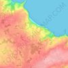 Carte topographique Trevros, altitude, relief