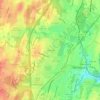 Carte topographique Rosemont, altitude, relief
