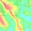Carte topographique Great Creaton, altitude, relief