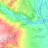 Carte topographique Bronygarth, altitude, relief