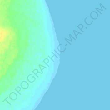 Carte topographique Cape Rosamond, altitude, relief